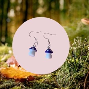 Mushroom earrings